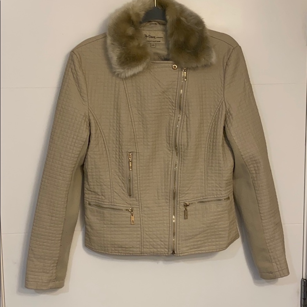 Faux Leather Women’s Jacket